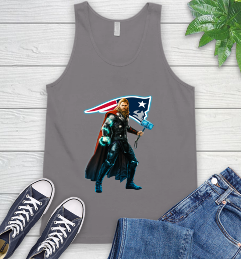 NFL Thor Avengers Endgame Football New England Patriots Tank Top 7