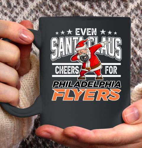 Philadelphia Flyers Even Santa Claus Cheers For Christmas NHL Ceramic Mug 11oz