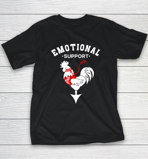 Chicken Emotional Support Cock Youth T-Shirt