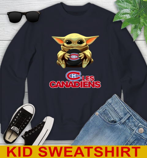 NHL Hockey Montreal Canadiens Star Wars Baby Yoda Shirt 115
