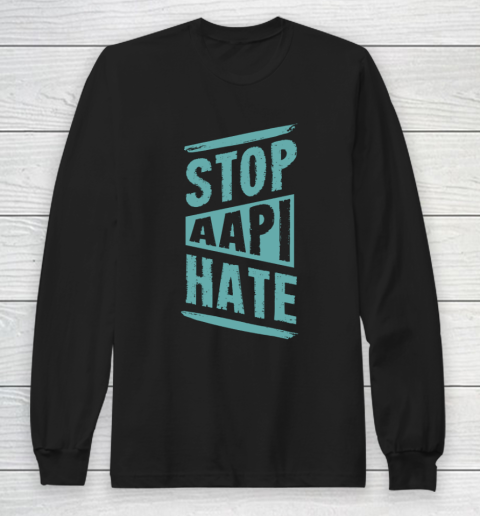 Stop AAPI Hate Cool Asian American Pride Long Sleeve T-Shirt