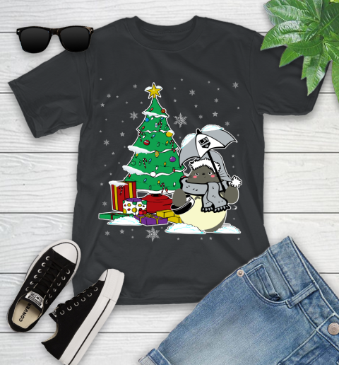 Los Angeles Kings NHL Hockey Cute Tonari No Totoro Christmas Sports Youth T-Shirt