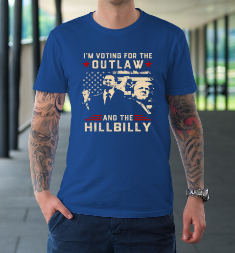 Trump 2024 Flag Outlaw Hillbilly J D.Vance 2024 Donald Trump T-Shirt 7