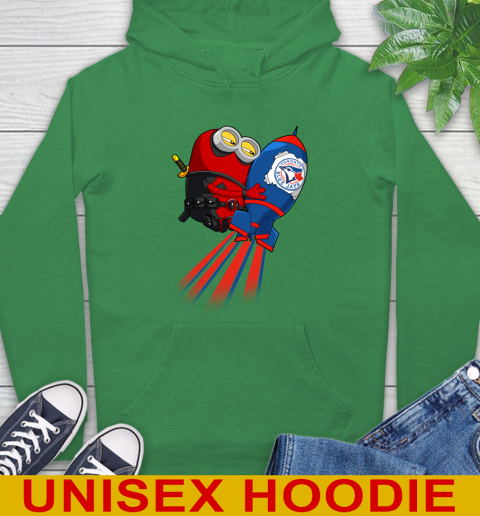 MLB Baseball Toronto Blue Jays Deadpool Minion Marvel Shirt Hoodie 8