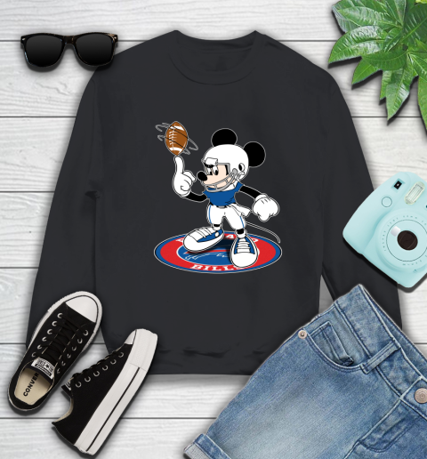NFL Football Buffalo Bills Cheerful Mickey Disney Shirt Sweatshirt