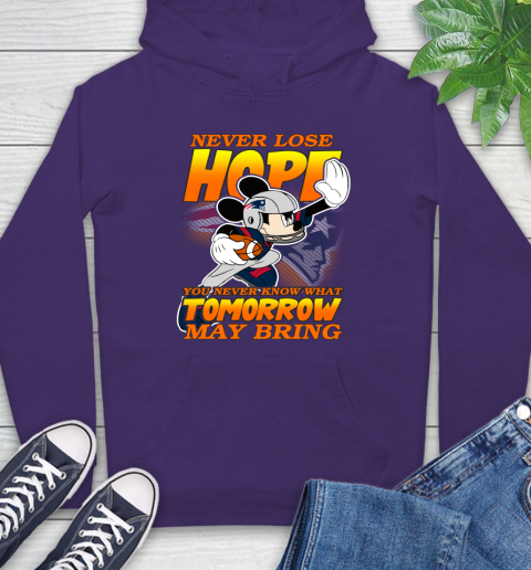 New England Patriots NFL Football Mickey Disney Never Lose Hope Hoodie 5