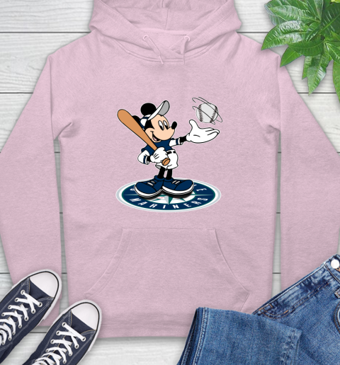 MLB Baseball Seattle Mariners Cheerful Mickey Disney Shirt Hoodie 10