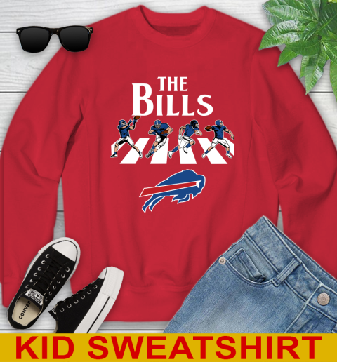 NFL Football Buffalo Bills The Beatles Rock Band Shirt Youth Sweatshirt 7