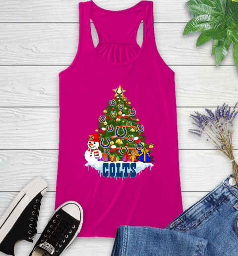Indianapolis Colts Merry Christmas NFL Football Sports Racerback Tank 8