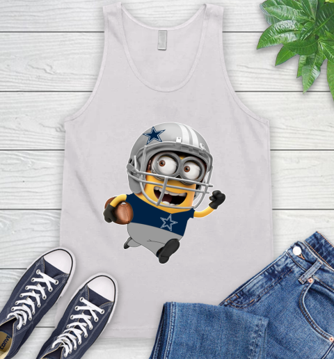 NFL Dallas Cowboys Minions Disney Football Sports Tank Top