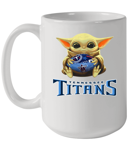 NFL Football Tennessee Titans Baby Yoda Star Wars Shirt Ceramic Mug 15oz