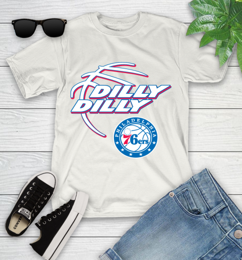 NBA Philadelphia 76ers Dilly Dilly Basketball Sports Youth T-Shirt 1