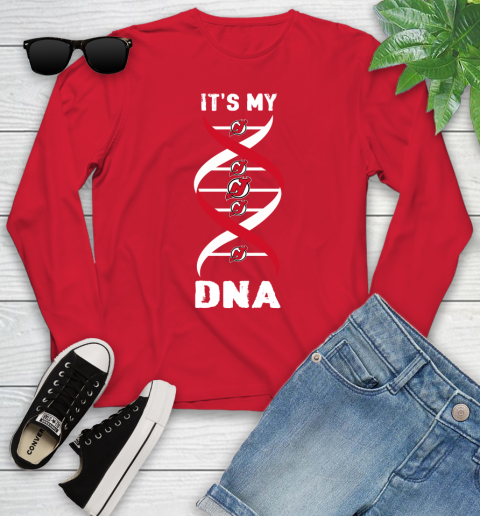 New Jersey Devils NHL Hockey It's My DNA Sports Youth Long Sleeve 11