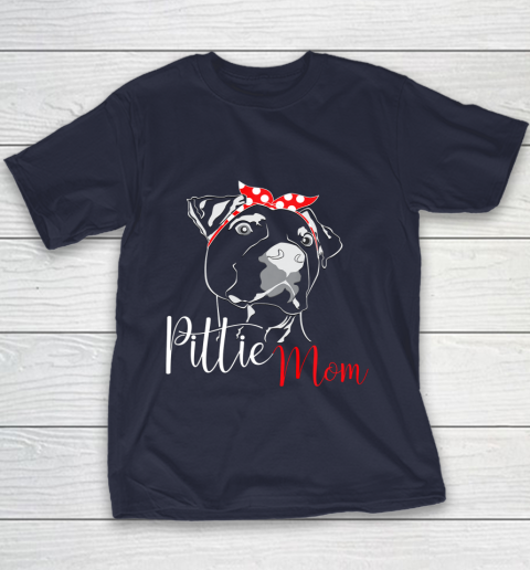 Dog Mom Shirt Pittie Mom T Shirt American Pitbull Shirt Dog Lover Youth T-Shirt 2