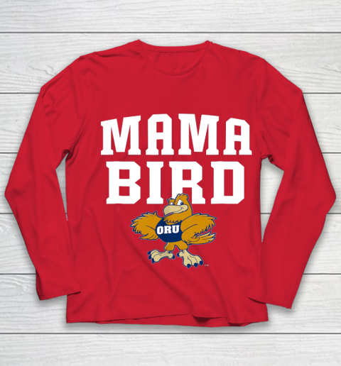 Oral Roberts Golden Eagles Mama Mascot Youth Long Sleeve 8