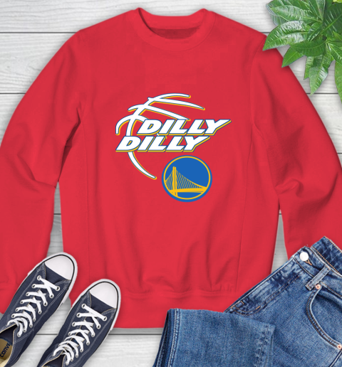 NBA Golden State Warriors Dilly Dilly Basketball Sports Sweatshirt 10