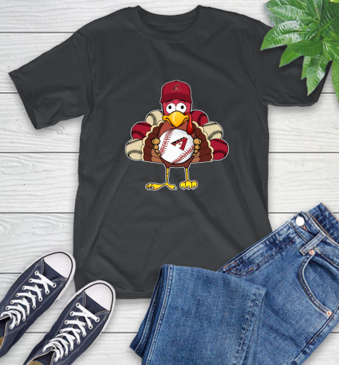 Arizona Diamondbacks Turkey thanksgiving T-Shirt 2