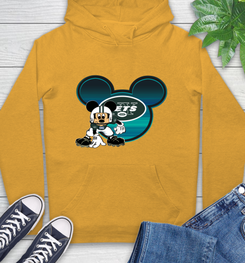 NFL New York Jets Mickey Mouse Disney Football T Shirt Hoodie 3