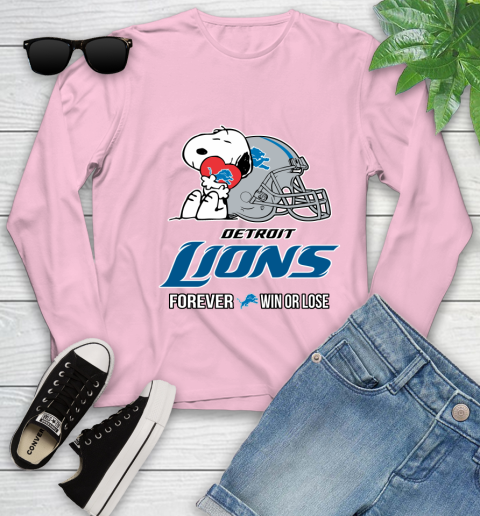 NFL The Peanuts Movie Snoopy Forever Win Or Lose Football Detroit Lions 134