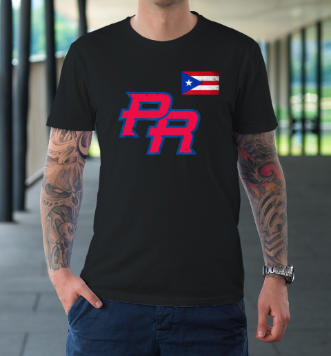 Puerto Rico 2023 Baseball Flag Pride red Boricua Puerto Rico T-Shirt 1