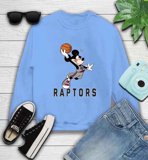NBA Basketball Toronto Raptors Cheerful Mickey Mouse Shirt Sweatshirt 11