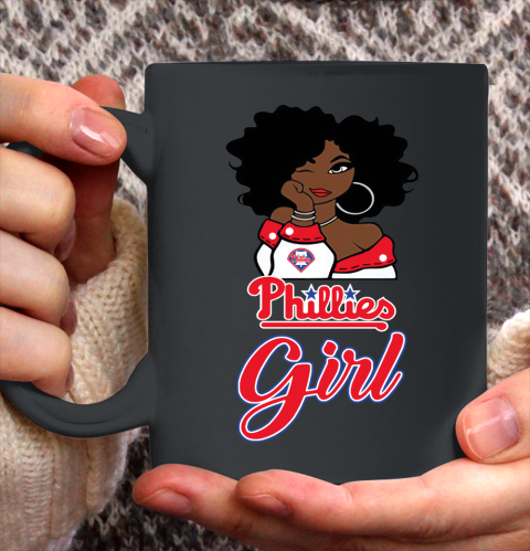 Philadelphia Philliess Girl MLB Ceramic Mug 11oz