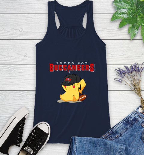 NFL Pikachu Football Tampa Bay Buccaneers Racerback Tank 12