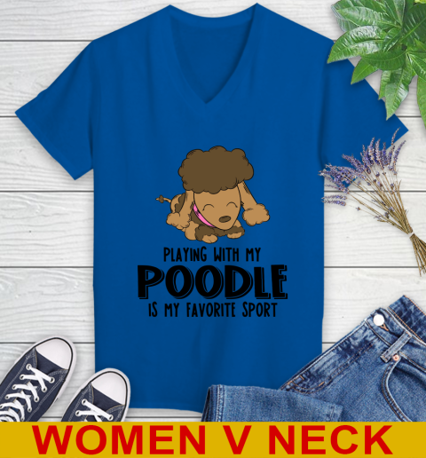 Playing with my poodle is my favorite sport 66