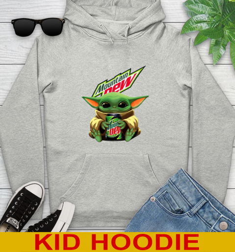 Star Wars Baby Yoda Hugs Mountain Dew Soft Drink Shirt 134