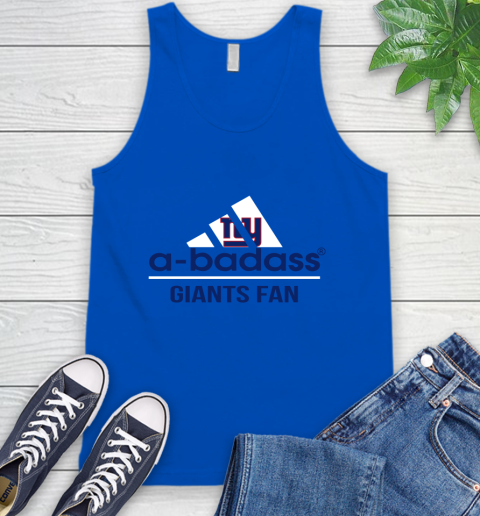 NFL A Badass New York Giants Fan Adidas Football Sports Tank Top 4