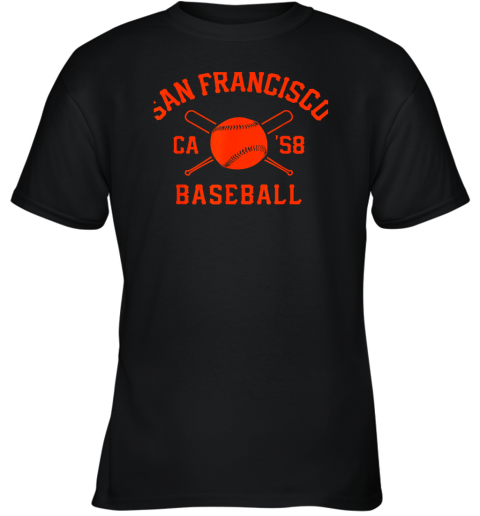 San Francisco Baseball Vintage SF The City Cali Retro Gift Youth T-Shirt