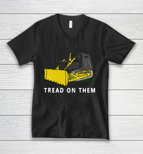 Killdozer T Shirt Tread On Them V-Neck T-Shirt