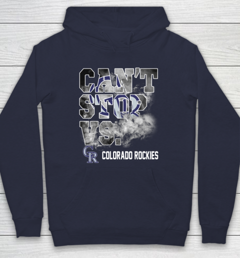 MLB Colorado Rockies Baseball Can't Stop Vs Colorado Rockies Hoodie 2