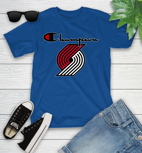 NBA Basketball Portland Trail Blazers Champion Shirt Youth T-Shirt 6