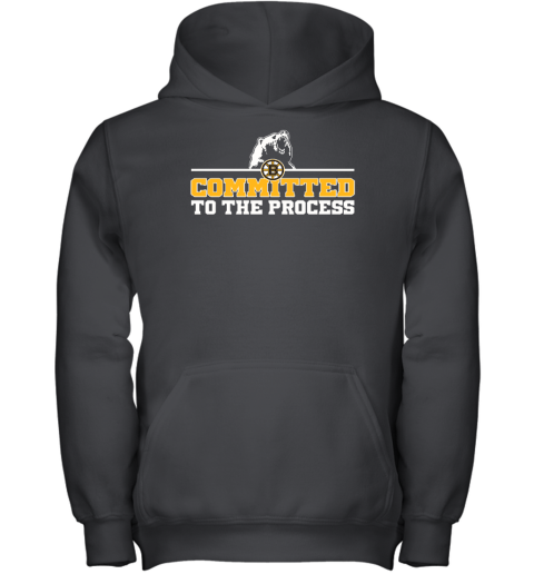 Committed To The Process Believe Relentless Unified In The Moment Never A Doubt Sacrifice Hunters Youth Hoodie