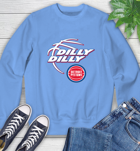 NBA Detroit Pistons Dilly Dilly Basketball Sports Sweatshirt 11