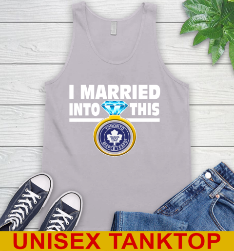 Toronto Maple Leafs NHL Hockey I Married Into This My Team Sports Tank Top - Image 4