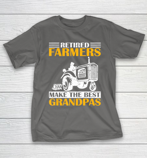 GrandFather gift shirt Retired Farmer Tractor Make The Best Grandpa Retirement Gift T Shirt T-Shirt 18