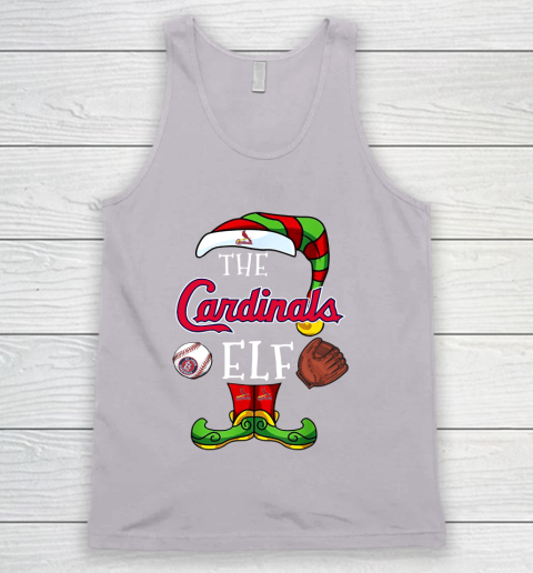 St.Louis Cardinals Christmas ELF Funny MLB Tank Top 3