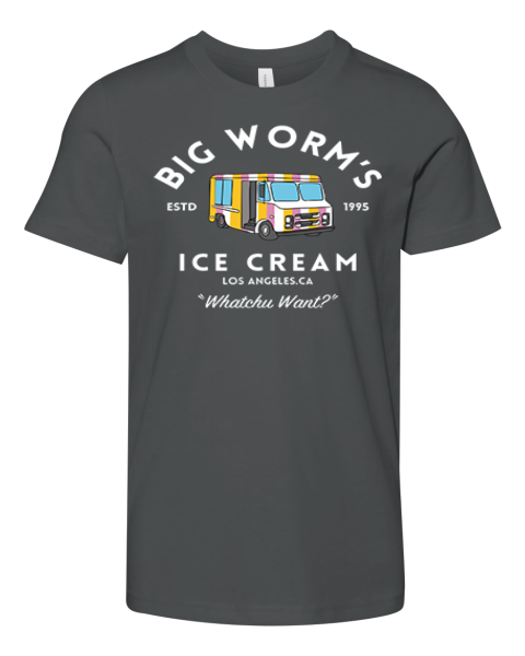 Big Worms Ice Cream Estd 1995 Premium Premium Youth T-shirt