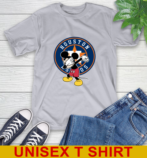 Houston Astros MLB Baseball Dabbing Mickey Disney Sports T-Shirt 6