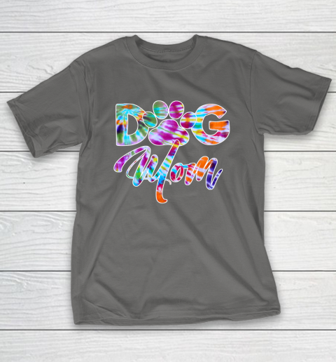 Dog Mom Shirt Tie Dye Dog Mom Apparel for Women Dog Lover Gifts Paw T-Shirt 8