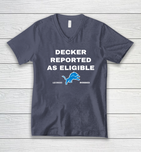 Decker Reported As Eligible V-Neck T-Shirt 6