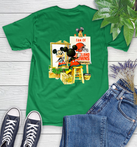 NFL Football Cleveland Browns Mickey Drawing Shirt 88