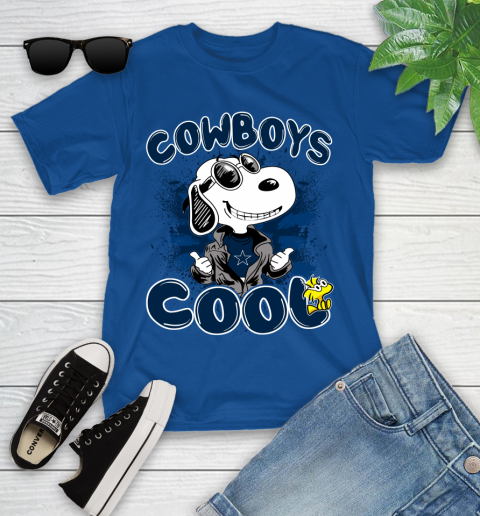 NFL Football Dallas Cowboys Cool Snoopy Shirt Youth T-Shirt 10