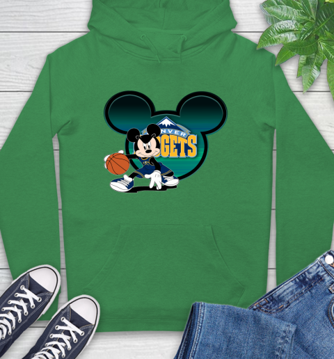 NBA Denver Nuggets Mickey Mouse Disney Basketball Hoodie 8