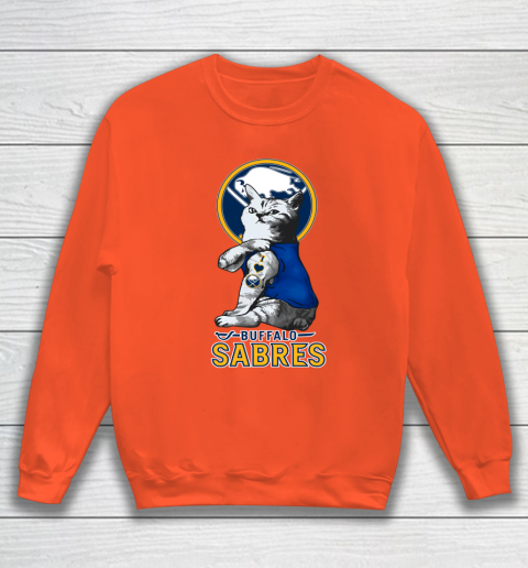 NHL My Cat Loves Buffalo Sabres Hockey Sweatshirt 3