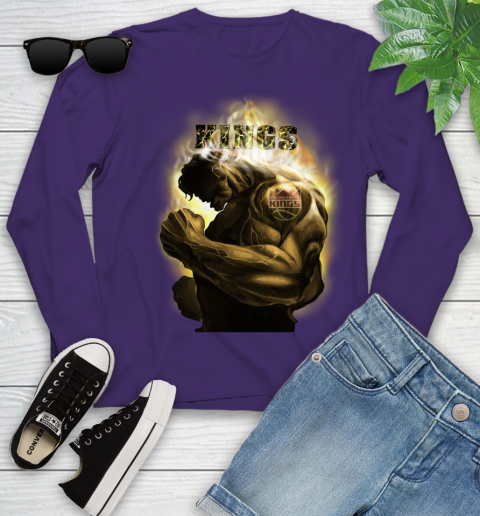 Sacramento Kings NBA Basketball Hulk Marvel Avengers Sports Youth Long Sleeve 4