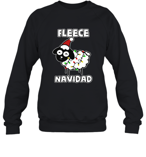 Sheep Fleece Navidad Ugly Christmas Sweatshirt