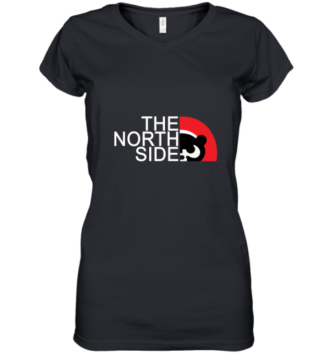 The North Side Cubs Women's V-Neck T-Shirt